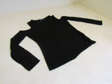 INC Shirt Black Open Shoulder Female Size M -- Used