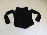 INC Shirt Black Open Shoulder Female Size M -- Used