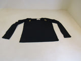 Michael Kors Blouse Black Open Shoulder Female Size M -- Used