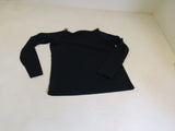 Michael Kors Blouse Black Open Shoulder Female Size M -- Used
