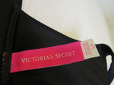 Victoria Secret Swim Suit Top Black Ties Size S Nylon Elastane Female Size S -- Used