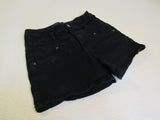 Massimo Denim High-Rise Short Black Cotton Spandex Female Size 8 -- Used