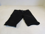 Massimo Denim Mid-Rise Bermuda Black Cotton Polyester Lycra Female Size 8 -- Used