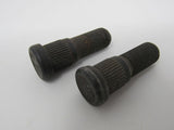 Standard Lot of 2 Wheel Studs Serrated -- New
