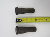Standard Lot of 2 Wheel Studs Serrated -- New