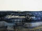American Eagle Stretch Denium Bermuda Shorts Blue Cotton Spandex Female Size 6 -- Used
