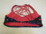 Lululemon Athletic Sports Bra Multicolored Racerback Luon Female Size 6 -- Used