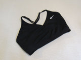 Nike Dri-Fit Sports Bra Black Racerback Adjustable Straps Female Size M -- Used