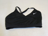 Nike Dri-Fit Sports Bra Black Racerback Adjustable Straps Female Size M -- Used