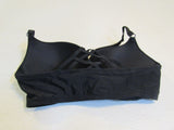 Victoria Secret Push Up Bra Black Racerback Nylon Elastane Female Size 34D -- Used