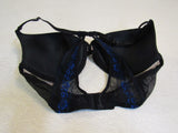 b.temptd Bra Black with Blue Accent Padded Nylon Spandex Female Size 34D -- Used