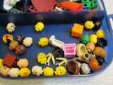 Lego 5-oz People Parts Assortment In Lego Container 812-102822 -- Used