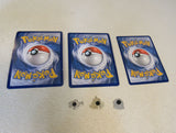 Pokemon Pins and Game Cards 3 Cards 3 Pins 858-102822 -- Used