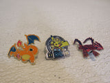 Pokemon Pins and Game Cards 3 Cards 3 Pins 858-102822 -- Used