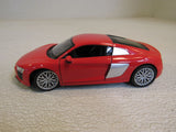 Welly Audi R8 V10 Model Car Red Scale 1/24 Doors and Back Open EXCITE39720290 Front Suspension Steering 24065 -- Used