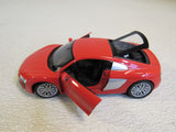 Welly Audi R8 V10 Model Car Red Scale 1/24 Doors and Back Open EXCITE39720290 Front Suspension Steering 24065 -- Used