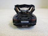 Maisto Lamborghini Aventador Model Car Navy Scale 1/24 Doors and Back Open 01730 LP700-4 -- Used