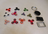 Designer Assorted Figdget Spinners Lot of 11 Two in Tins 878-102822 -- Used