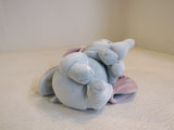 TY Disney Sparkle Plush Dumbo Baby Blue/Pale Pink Hand Made Very Soft 06T-1597714 -- Used