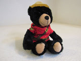 RCMP Foundation GRC MP Plush Bear Brown/Red Made Exclusively for the Stuffed Animal House 3+ Very Soft and Fuzzy 06T-01234813 -- Used