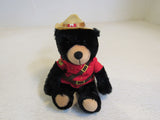 RCMP Foundation GRC MP Plush Bear Brown/Red Made Exclusively for the Stuffed Animal House 3+ Very Soft and Fuzzy 06T-01234813 -- Used