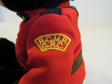 RCMP Foundation GRC MP Plush Bear Brown/Red Made Exclusively for the Stuffed Animal House 3+ Very Soft and Fuzzy 06T-01234813 -- Used