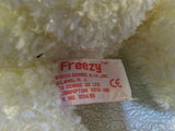 Russ Freezy Plush Snowman Off White Red Velvet Bow 101436 -- Used