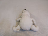 First & Main Inc Marshmallow Plush Snowman Off White Gold Snowflakes 3+ 5420XS1414 -- Used