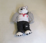 BAB Great Wolf Lodge Plush Wolf Build A Bear 3+ Oufit and Slippers 1075408 -- Used