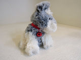 Designer Plush Dog Christmas Gray/White Dances Around Plays Music 24U5310 -- Used