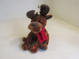 Designer Plush Christmas Moose Dances Around Plays Christmas Song 108-011923 -- Used