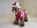 BAB Plush Rudolph The Red Nosed Reindeer Build A Bear Sweater and Hat 1006070 -- Used