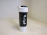 Cyclonecup 18-oz Shaker Bottle Gray/White BPA Free Dishwasher Safe 118-011923 -- Used