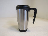 Standard Coffee Mug Insulated Silver/Black 126-011923 -- Used