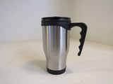 Standard Coffee Mug Insulated Silver/Black 126-011923 -- Used