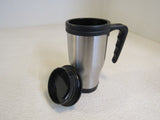 Standard Coffee Mug Insulated Silver/Black 126-011923 -- Used