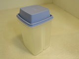 Tupperware Pick a Deli Pickle Olive Keeper Container Frost/Blue 1560-2 -- Used
