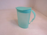 Tupperware Oval Pitcher Teal 2.1-L 8-3/4-C 333B-2 -- Used