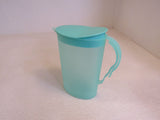 Tupperware Oval Pitcher Teal 2.1-L 8-3/4-C 333B-2 -- Used