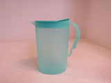 Tupperware Oval Pitcher Teal 2.1-L 8-3/4-C 333B-2 -- Used