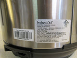 Instant Pot Electric Pressure Cooker 6-qt Silver/Black IP-DU060V3 -- Used