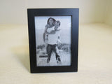 Malden Picture Frame 5-in x 7-in Black Stands Vertically or Horizontally 673-57 -- Used