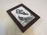 Malden Picture Frame 5-in x 7-in Dark Brown 8079-57 -- Used