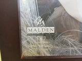 Malden Picture Frame 5-in x 7-in Dark Brown 8079-57 -- Used