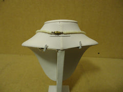 Designer Fashion Necklace 17in Strand/String Stone Shell Female Adult Beiges -- Used