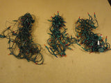 Set of 3 Christmas Tree Lights Multicolor/Green 20 to 25 ft each -- Used
