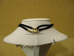 Designer Fashion Necklace 15in L Drop/Dangle Female Adult Blacks/Browns -- Used