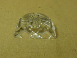Mikasa Candle Holder 4in W x 2in H x 1 5/8in D Clear Crystal -- Used