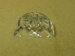 Mikasa Candle Holder 4in W x 2in H x 1 5/8in D Clear Crystal -- Used