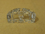 Mikasa Candle Holder 4in W x 2in H x 1 5/8in D Clear Crystal -- Used
